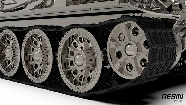 T-34-85 Soviet medium tank 1:35 scale resin kit